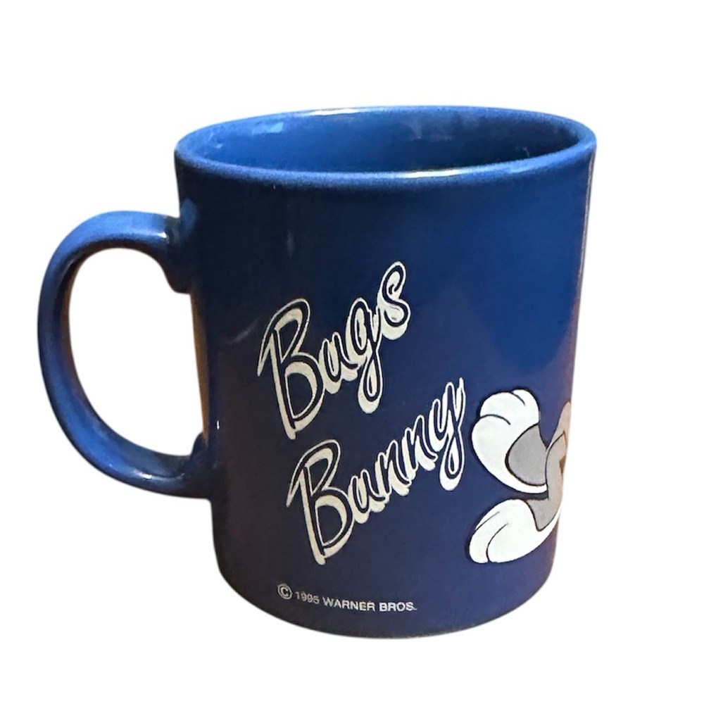 Vintage 1995 Bugs Bunny Kiln Craft Mug